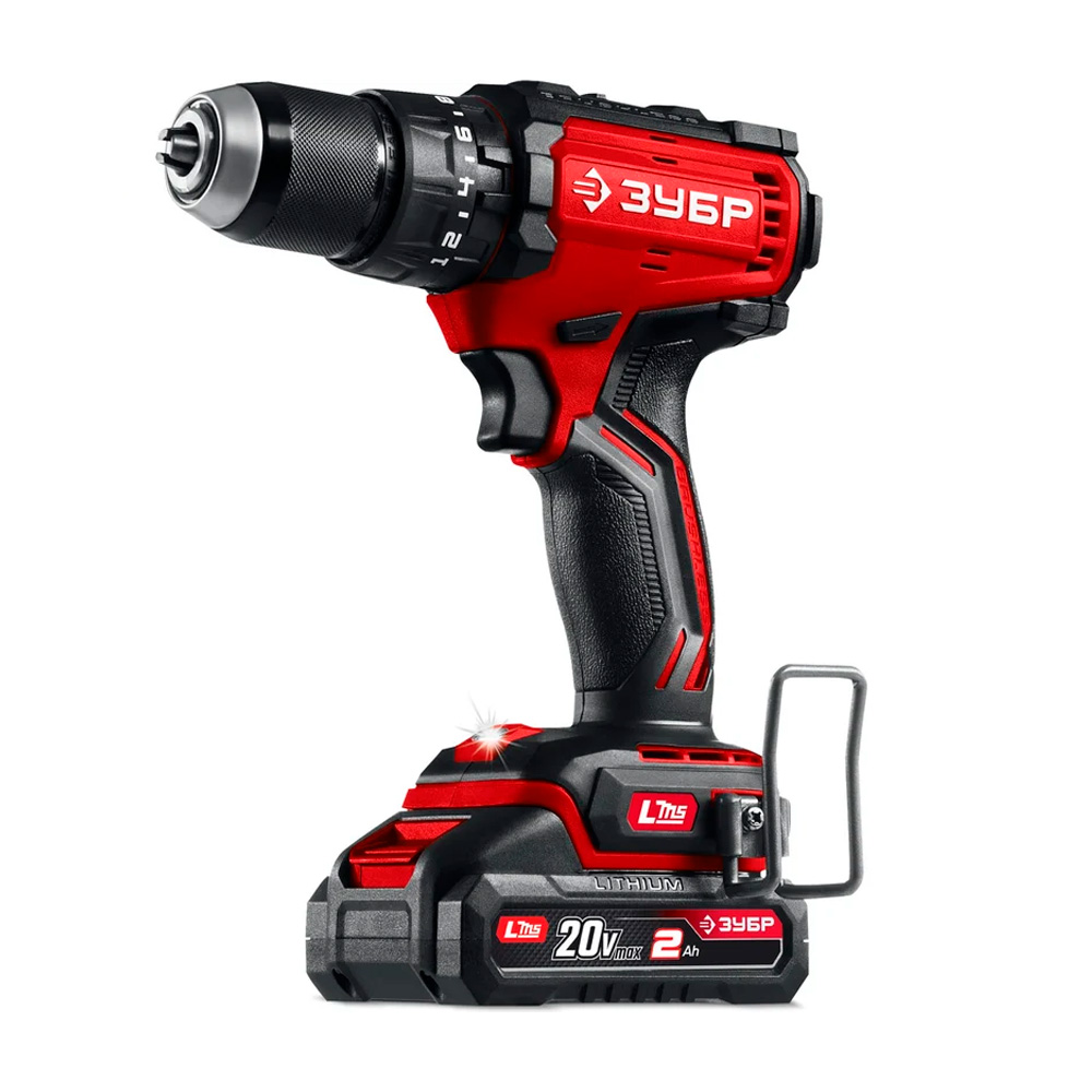 Фото Бесщеточная ударная дрель-шуруповерт, 65 Н·м, 2 АКБ LMS (2 А·ч), 20 В, сумка, ЗУБР {ДБУ-65-22}