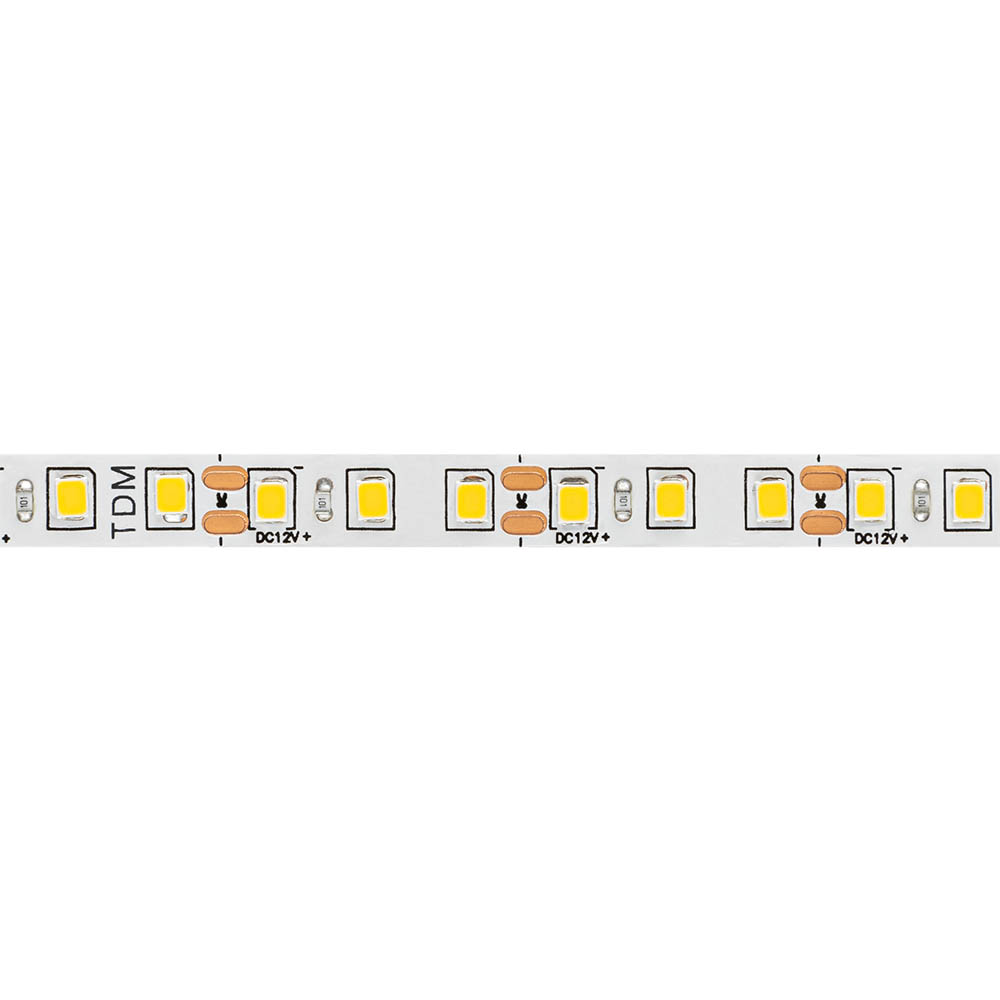 Фото Лента светодиодная SMD2835-120 LED/м-IP20-12 В-9,6 Вт/м-3000 К (5 м) блистер TDM {SQ0331-0362} (2)