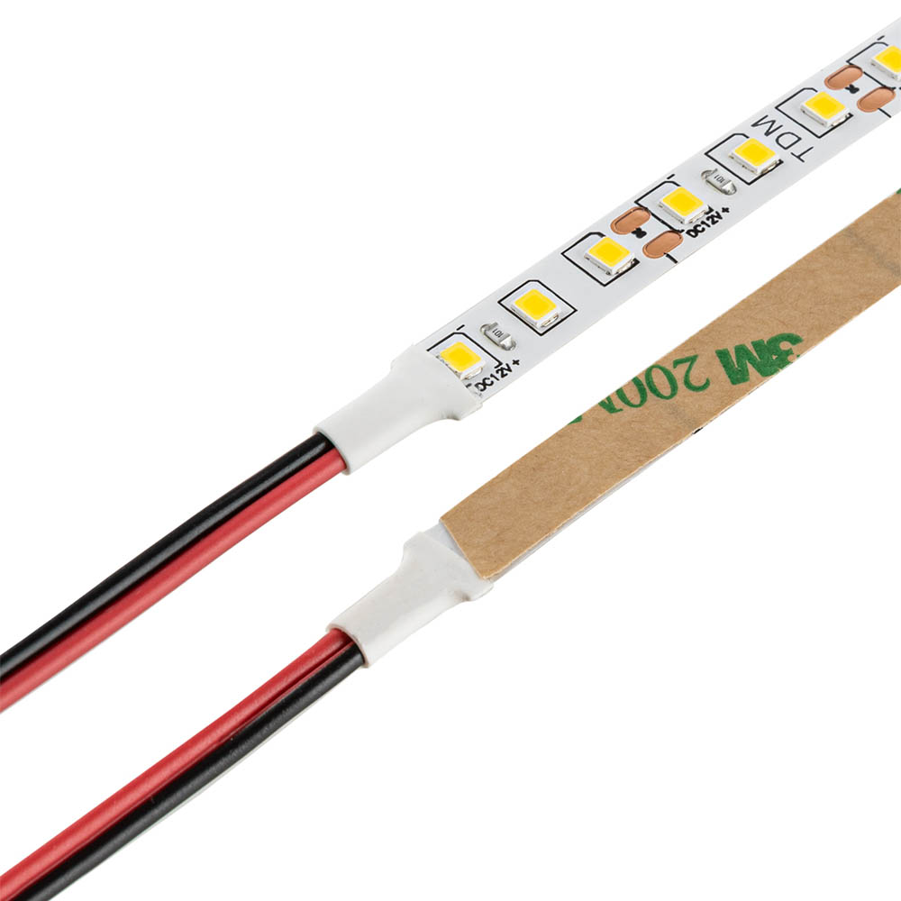 Фото Лента светодиодная SMD2835-120 LED/м-IP20-12 В-9,6 Вт/м-3000 К (5 м) блистер TDM {SQ0331-0362} (3)