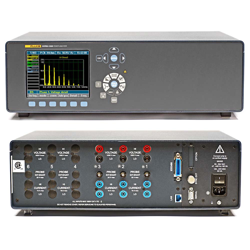 Фото Высокоточный анализатор электроснабжения Fluke N4K 3PP50IP (трехфазная система 3xPP50, IEEE488/Ethernet, аналоговый/цифровой выходной канал) {3108590} (3)