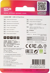 Фото Флеш накопитель 16Gb Silicon Power LuxMini 320, USB 2.0, белый {SP016GBUF2320V1W} (4)