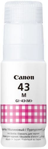 Фото Контейнер с чернилами CANON GI-43 M пурпурный, 60 мл {4680C001}