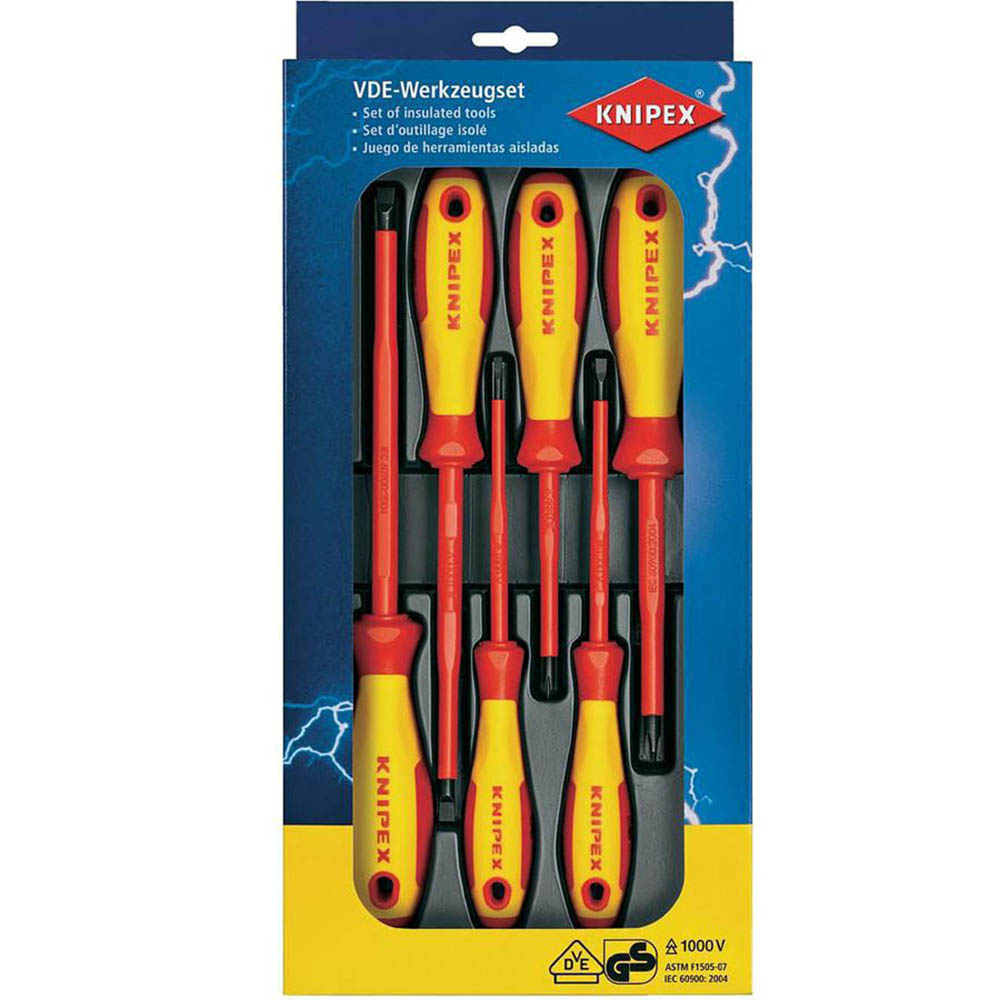 Фото Набор отвёрток VDE Knipex, {KN-002012V02}