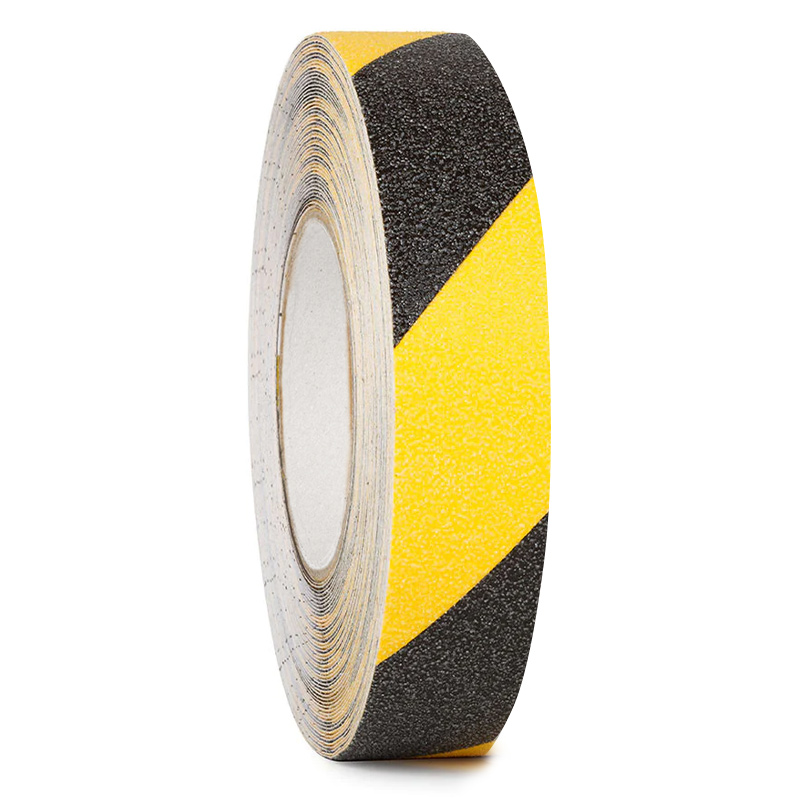 Фото Универсальная противоскользящая лента Vell, желто-черная (25 мм х 18,3 м) {400183}