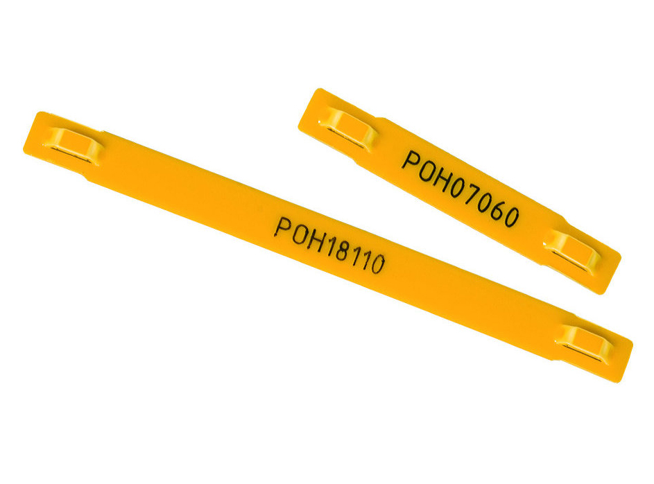 Фото Держатель POH Partex для 18 кабельных маркеров PK/PO, длина 110 мм, желтый (100 шт.) {POH18110AA4}