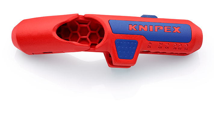 Фото Стриппер для левшей Knipex ErgoStrip®, 135 мм {KN-169502SB}