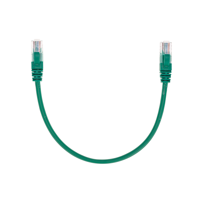 Фото Патч-корд U/UTP, CAT 5e, RJ45-RJ45, 26AWG, LSZH, зеленый, 0,3м REXANT {02-0106-03}