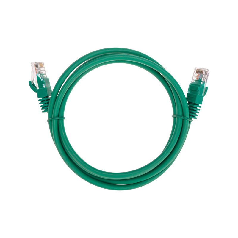 Фото Патч-корд U/UTP, CAT 5e, RJ45-RJ45, 26AWG, LSZH, зеленый, 1,5м REXANT {02-0106-105}