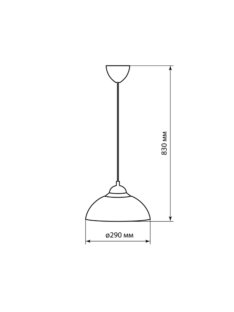 Фото Светильник НСБ 1122/1 "Home mini" 15 Вт, Е27, коричневый, шнур белый TDM {SQ0313-0032} (2)