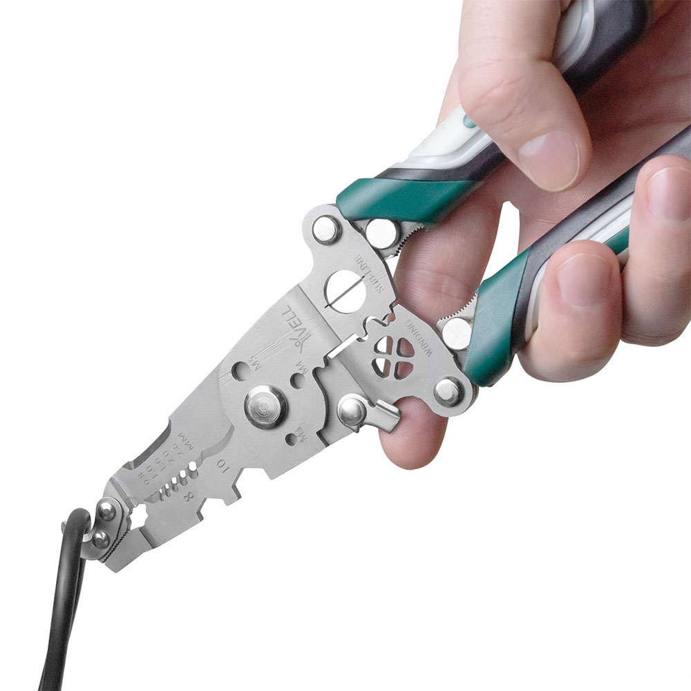 Фото Стриппер универсальный (складные щипцы) Vell 215 мм, 0.8-2.6 мм {V90353} (5)