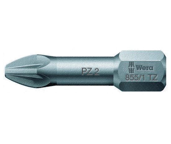 Фото Бита крестовая Pozidriv с зоной кручения Torsion WERA 855/1 TZ, PZ 1 x 25 mm WE-056810