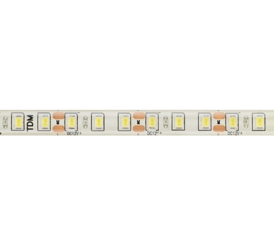 Фото Лента светодиодная SMD2835-120 LED/м-IP65-12 В-9,6 Вт/м-6000 К блистер TDM {SQ0331-0339} (3)