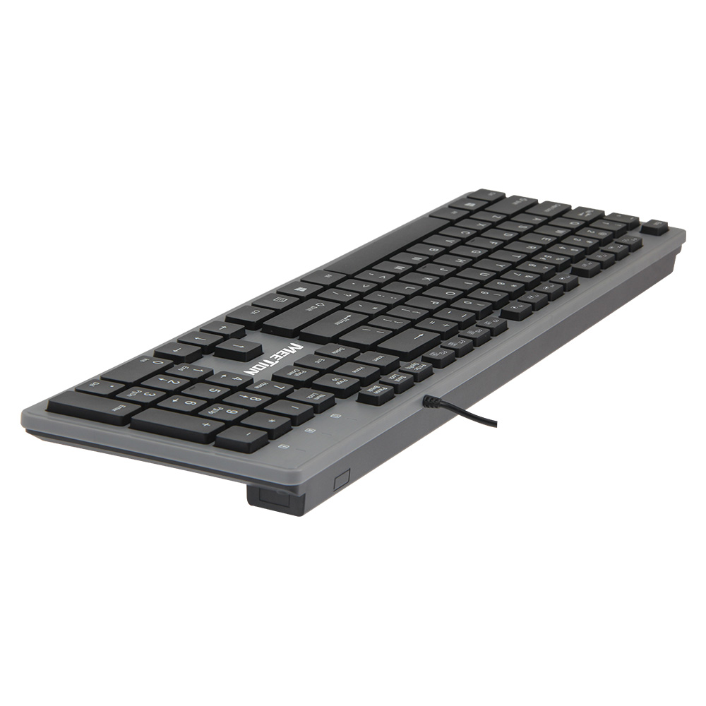 Фото Проводная ультратонкая клавиатура MeeTion, USB, 1.5 м, мембранная, латиница/кириллица {MT-K841} (5)