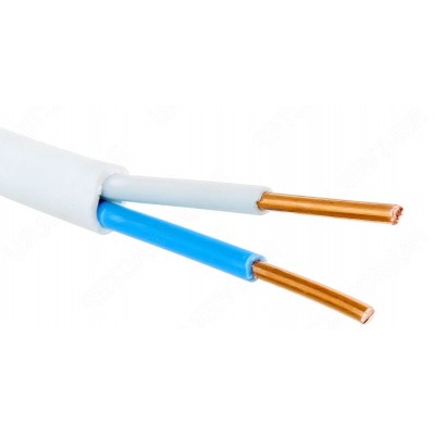 Фото Провод ПУСП 2х2,5, белый Народный {SQ0126-0014}