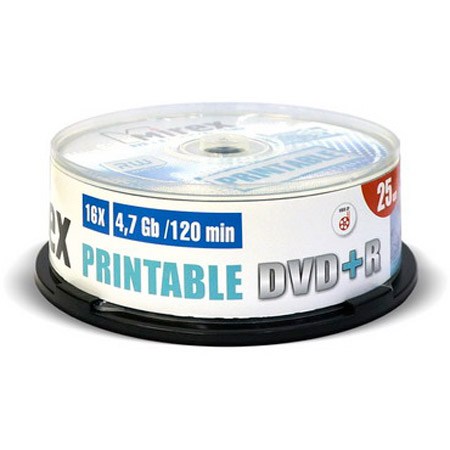 Фото Диск DVD+R Mirex 4.7 Gb, 16x, Cake Box (10), Ink Printable (10/300) 204596 {UL130029A1L}