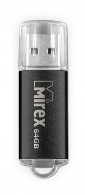 Фото Флеш накопитель 64GB Mirex Unit, USB 2.0, Черный {13600-FMUUND64} (1)