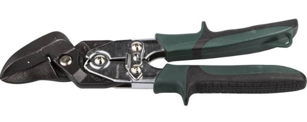 Фото KRAFTOOL Ножницы по металлу BULLDOG проходные с двойной рычажной передачей, правые, губка с выносом, Cr-Mo, 260 мм {2325-R}