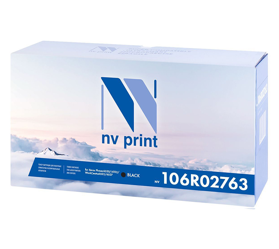 Фото Картридж NV Print совместимый 106R02763 для Xerox Phaser 6020/6022/WorkCentre 6025/6027 (2000k) (черный) {43047}