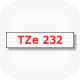 Фото Лента Brother TZE-232 (12 мм, красный на белом) {TZE232} (1)