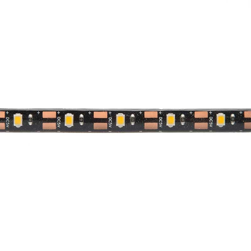 Фото Светодиодная лента LED с USB коннектором, 8 мм, теплый белый, SMD 2835, 60 LED/м, 5 В, Lamper {141-386} (2)