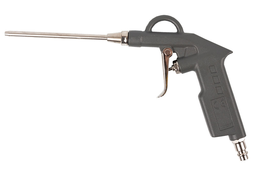 Фото Пистолет обдувочный Quattro Elementi длинный носик, разъем EURO, профи {770-896}
