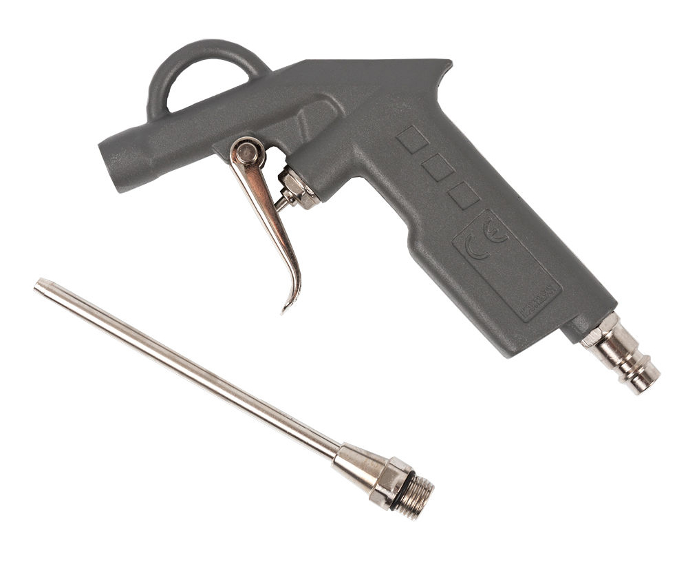 Фото Пистолет обдувочный Quattro Elementi длинный носик, разъем EURO, профи {770-896} (1)