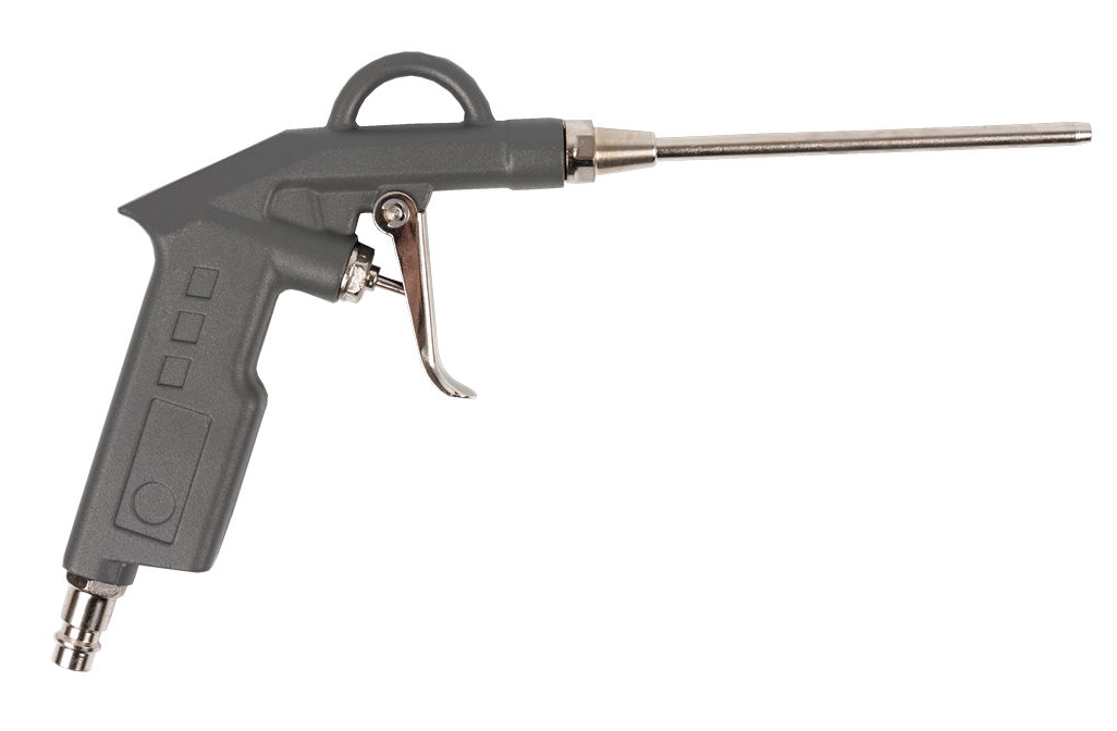 Фото Пистолет обдувочный Quattro Elementi длинный носик, разъем EURO, профи {770-896} (2)