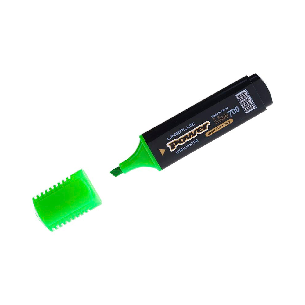 Фото Текстовыделитель Line Plus "HI-700C" зеленый, 1-5мм HI-700C {207997}