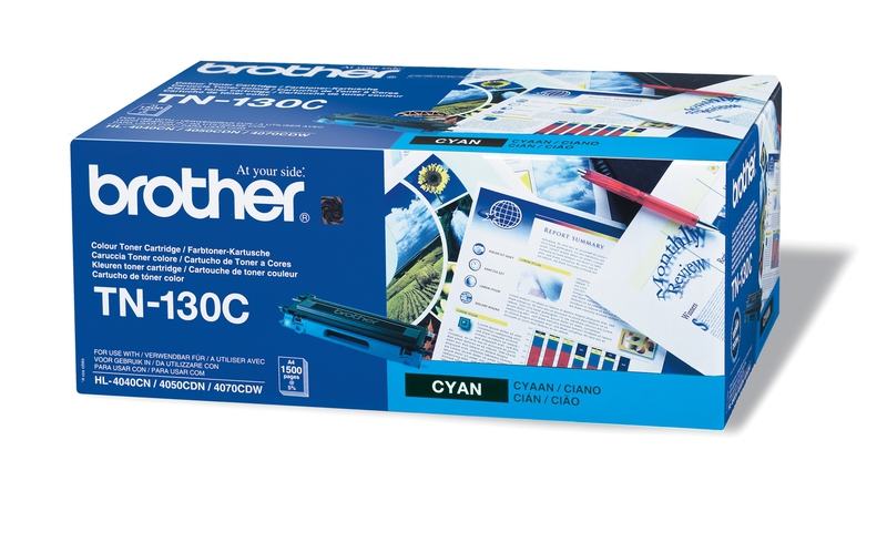 Фото Картридж Brother TN-130C (1500 стр.) голубой для HL-4040CN/4050CDN, DCP-9040CN, MFC-9440CN (Cyan) {TN130C}