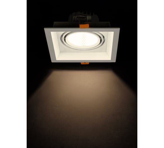 Фото Светильник встраиваемый карданный "Фокус-1" LED CSL-01-1x11-WW 11 Вт, 35°, 3000 К, 80 Ra, IP20, TDM {SQ0369-0410} (3)