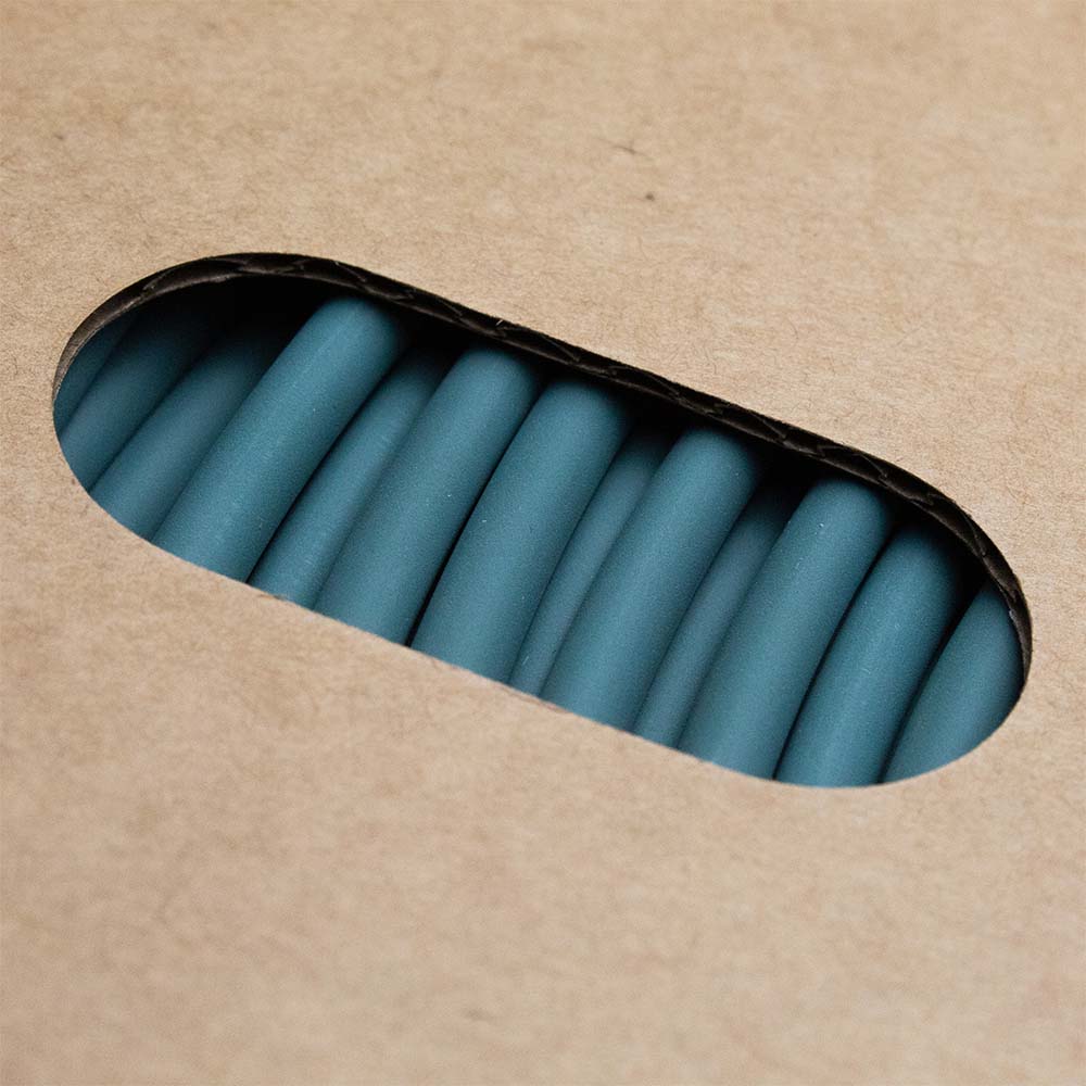 Фото Термоусаживаемая муфта Vell, самозатухающая, для печати 6 / 2 мм, зеленая {1396047} (1)