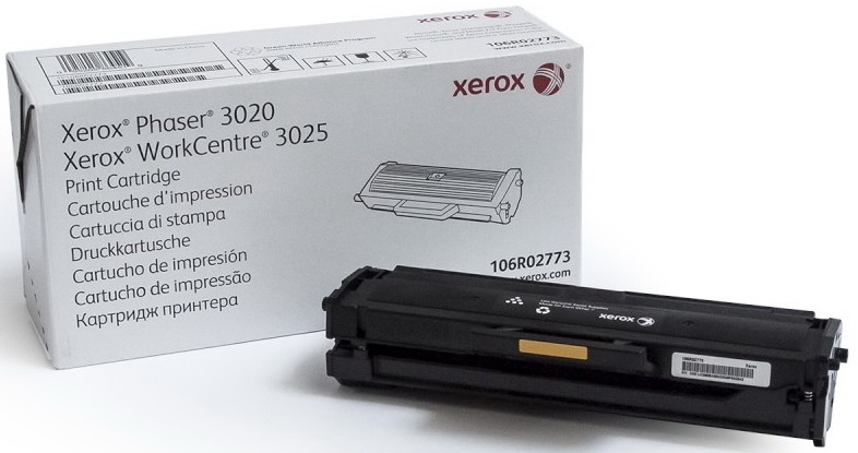 Фото Принт-картридж XEROX Phaser 3020/WC 3025 черный (1.5K) {106R02773}