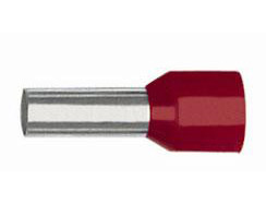 Фото Втулочный изолированный наконечник Klauke 1 мм², длина втулки 12 мм, красный {klk47112}