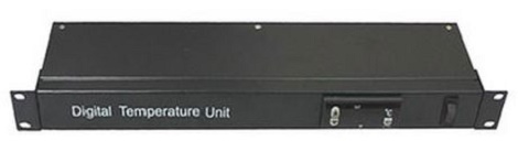 Фото Hyperline TMPY2-230V-RAL7035 Микропроцессорная контрольная панель,1U, для всех шкафов 19'', подключе {451870}