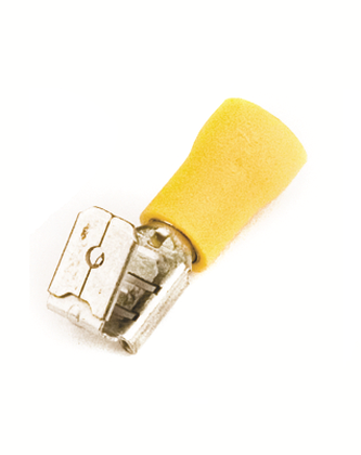 Фото Наконечник плоский смеш. 2.5-6кв.мм отв. d6.3х0.8мм желт. (уп.50шт) DKC 2C30P