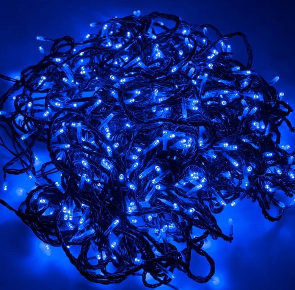 Фото Гирлянда "LED ClipLight" 24V, 5 нитей по 20 метров, цвет диодов Синий, Flashing (Белый) {323-603}
