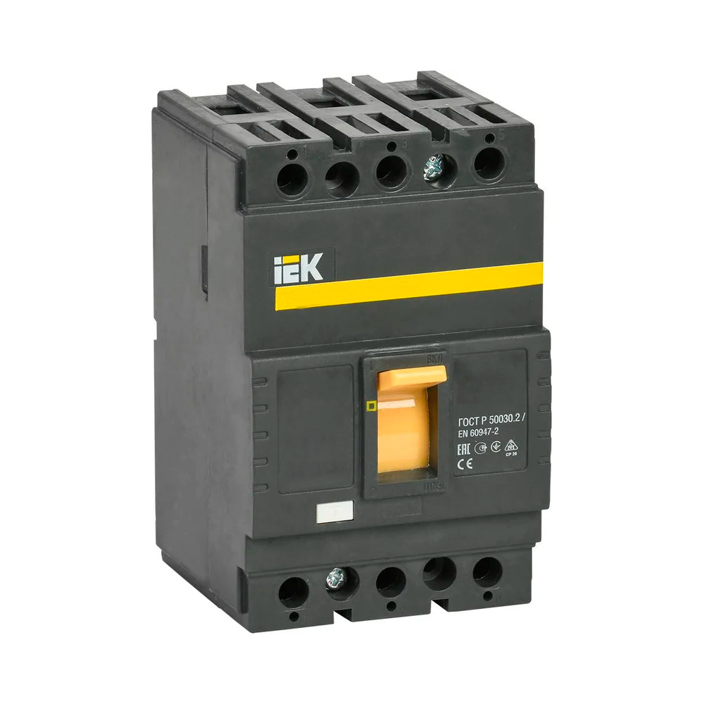 Фото Выключатель автоматический 3п 80А 25кА ВА 88-32 KARAT IEK SVA10-3-0080 {SVA10-3-0080;SVA10-3-0080-R}