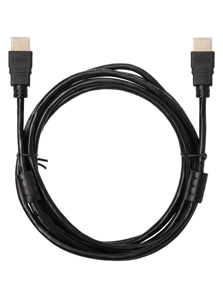 Фото Кабель "АВК 4" HDMI - HDMI, v2.0, позолоченные контакты, с ферритами, 3 метра, TDM {SQ4040-0004}