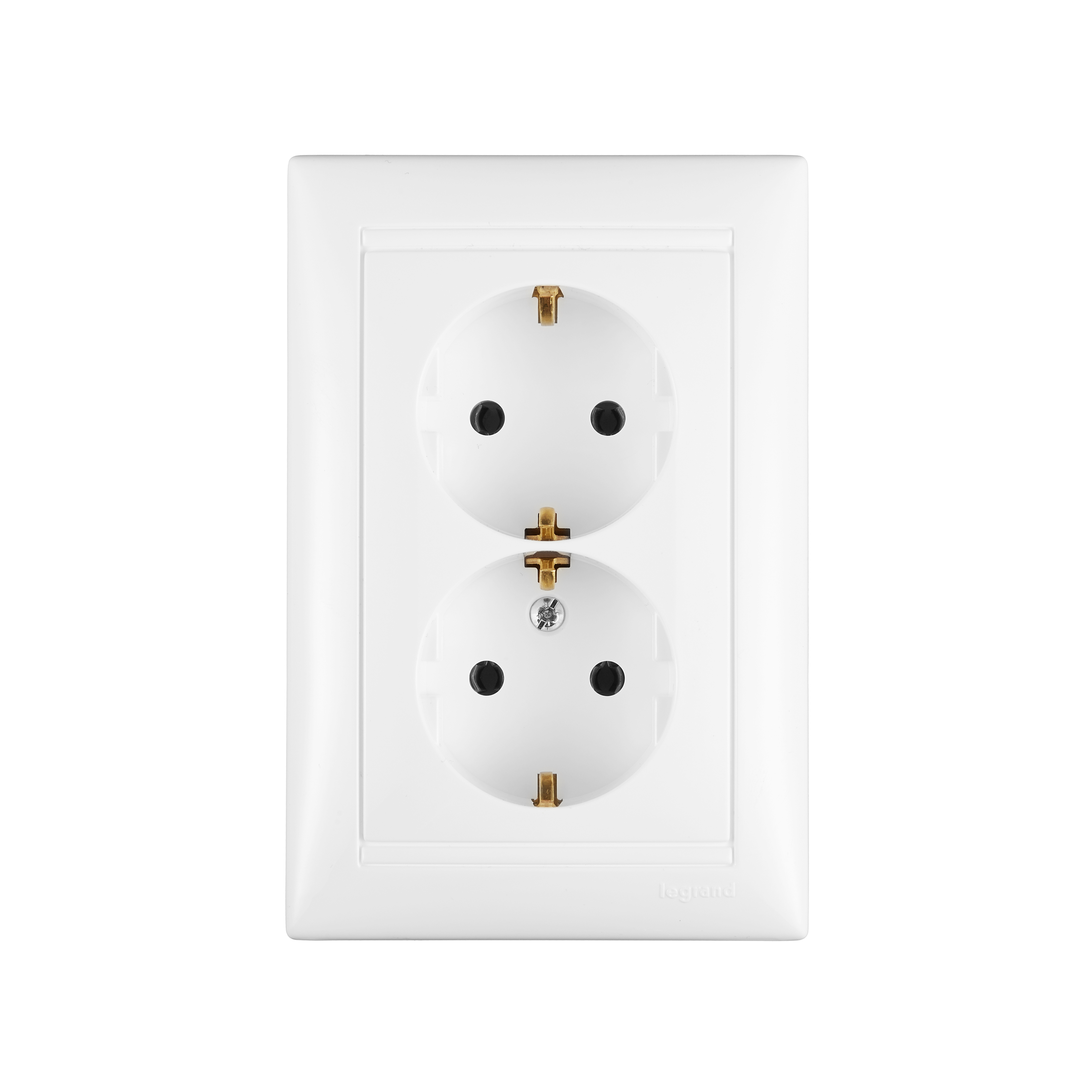 Фото Legrand DIY Valena Бел Розетка 2-ая с/з литая {694272} (1)