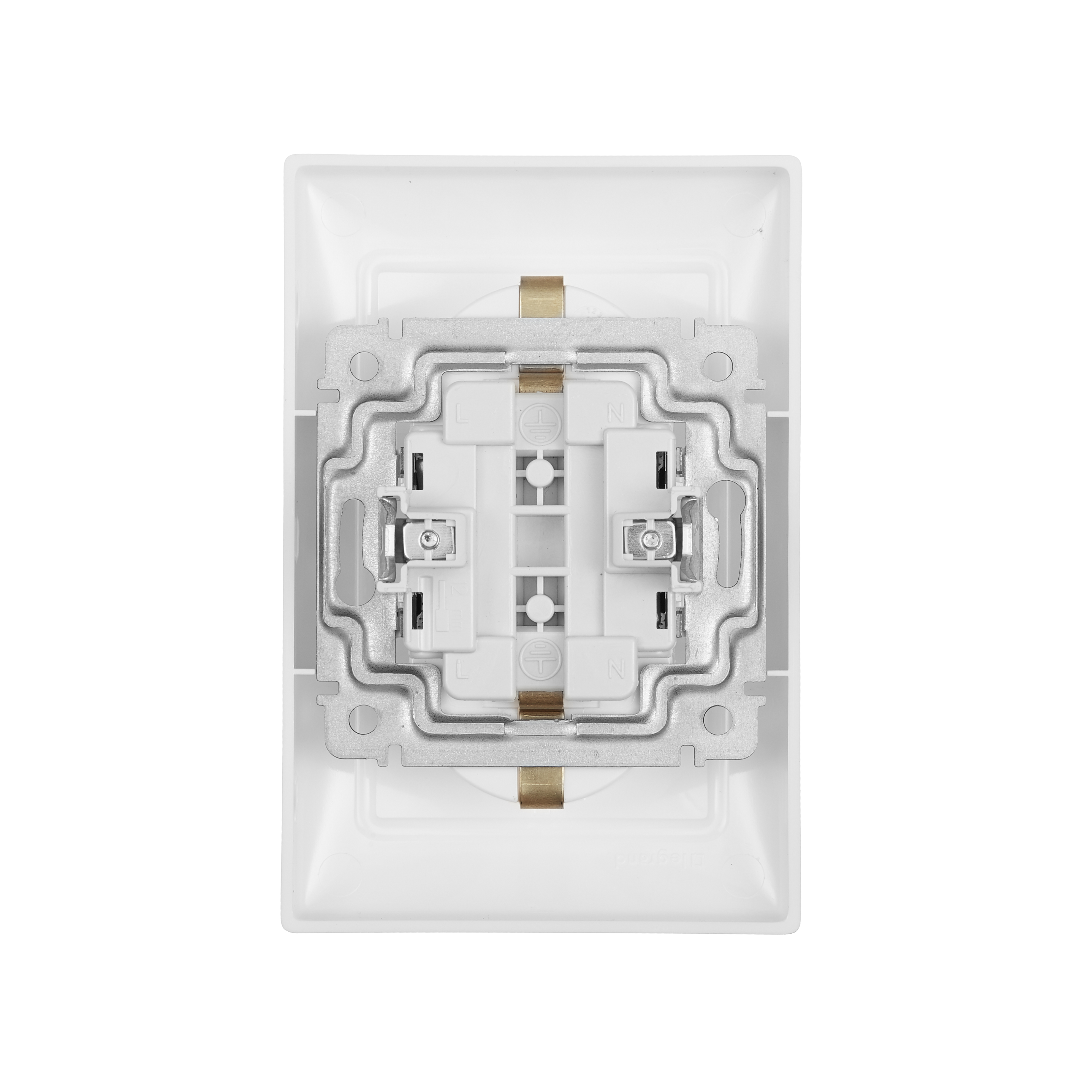 Фото Legrand DIY Valena Бел Розетка 2-ая с/з литая {694272} (3)