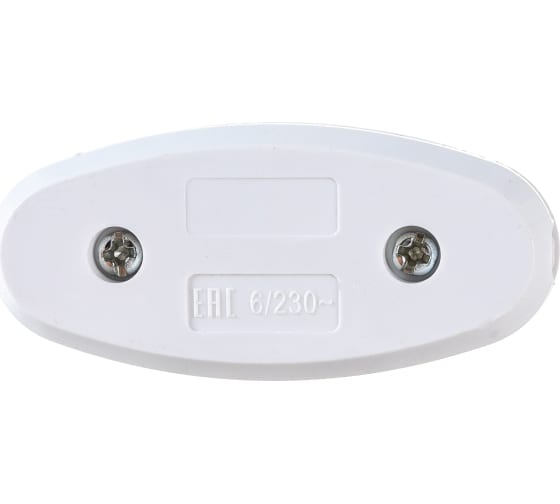 Фото Выключатель-кнопка 250V 6А ON-OFF белый на электропровод (для настольной лампы / для бра) REXANT {36-3016} (2)