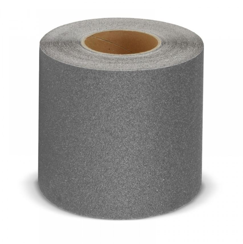 Фото Универсальная противоскользящая лента Vell, серый (100 мм х 18,3 м) {400193} (1)