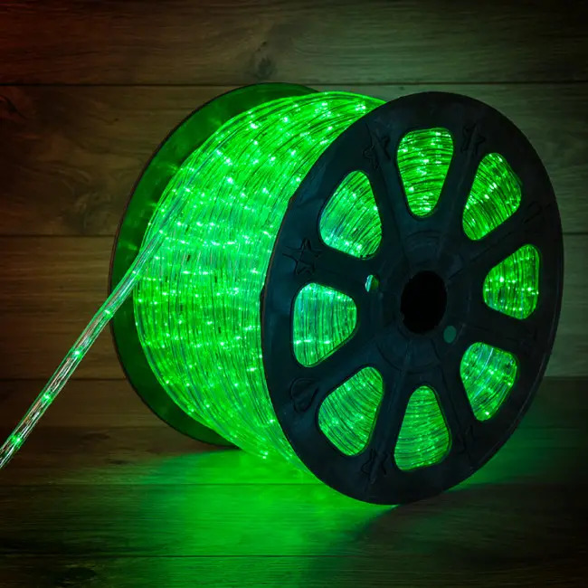 Фото Дюралайт LED, постоянное свечение (2W) - зеленый, 30 LED/м {121-124-6}