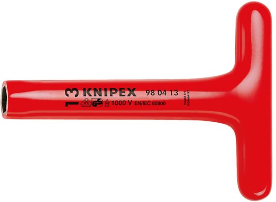 Фото Ключ торцевый 6-гран. VDE Knipex, 200 мм {KN-980408}