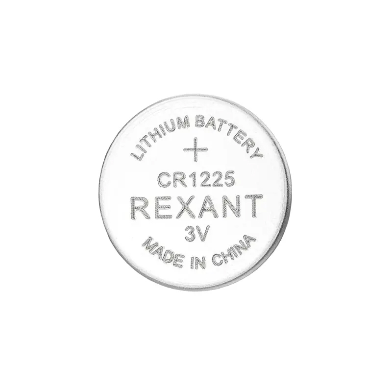 Фото Батарейка литиевая CR1225 3В блистер 5 шт. REXANT {39-1103}