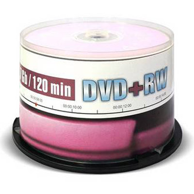 Фото Диск DVD+RW Mirex 4.7 Gb, 4x, Cake Box (50), (50/300) 207207 {UL130022A4B}