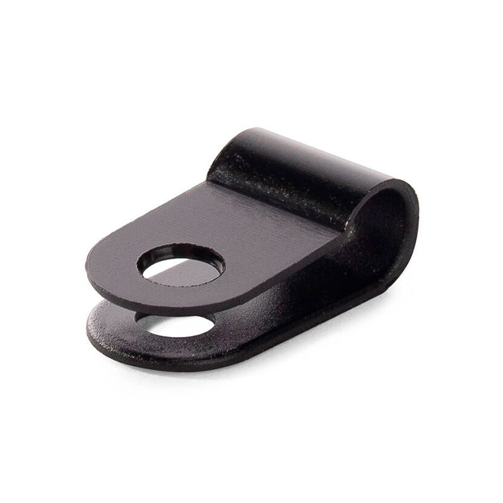 Фото Скоба пластиковая СНК 5 черный (Fortisflex) {103928}