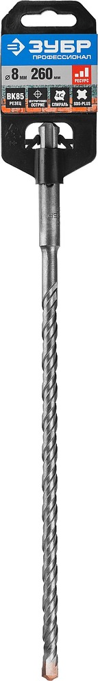 Фото ЗУБР Бур SDS-plus 10 x 260 мм, Профессионал {29314-260-10_z01} (3)