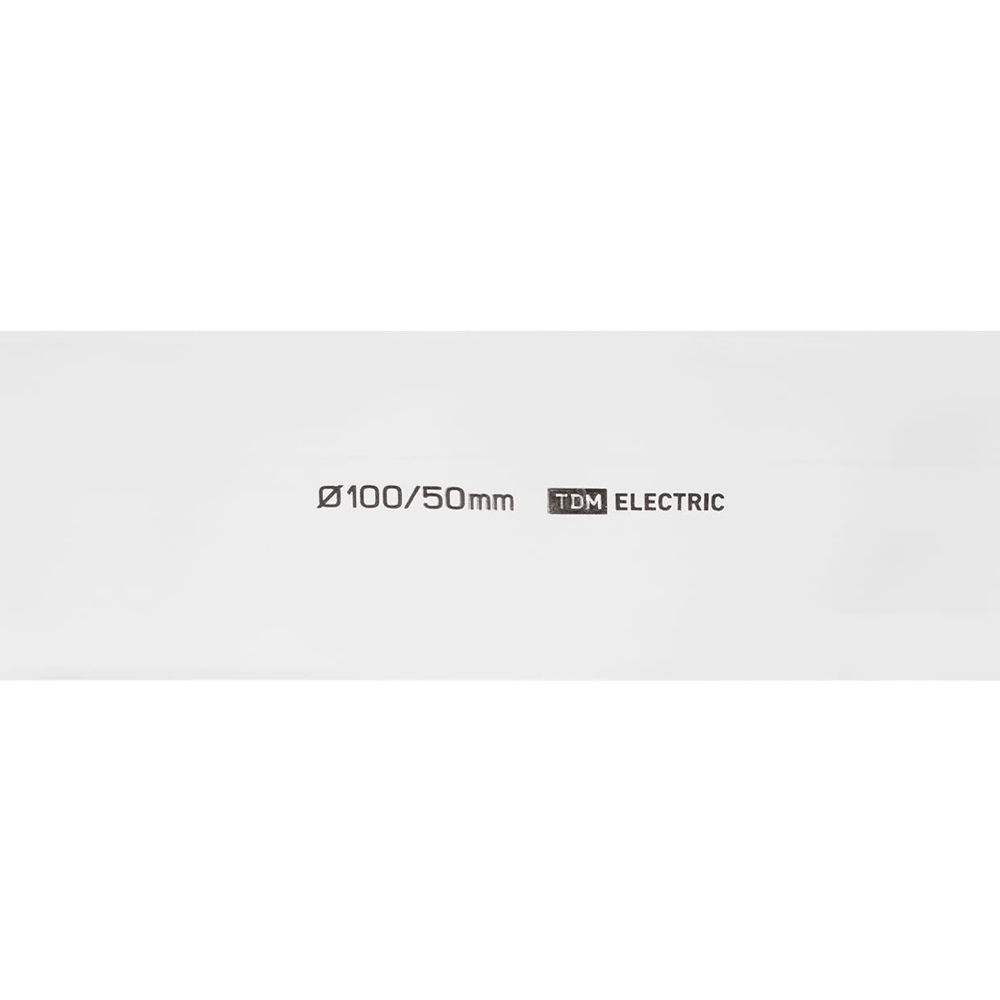 Фото Термоусаживаемая трубка ТУТнг 100/50 белая TDM {SQ0518-0141} (2)