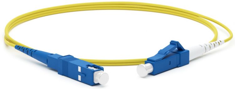 Фото Hyperline FC-S3-9-FC/UR-FC/UR-H-0.5M-LSZH-YL Патч-корд волоконно-оптический (шнур) SM 9/125 (OS2), F {373976}